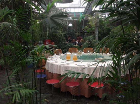 智能温室生态餐厅内景