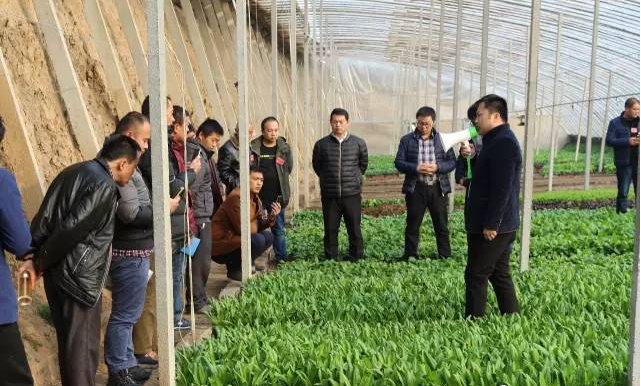 技术老师李军在实践基地讲课