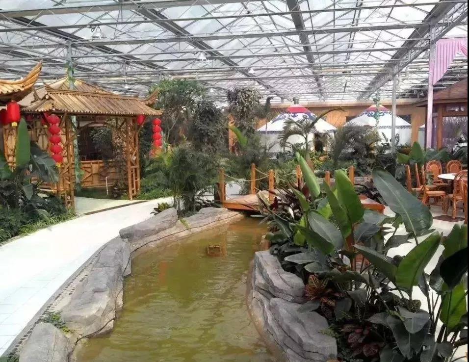 为什么生态餐厅钟爱玻璃连栋温室?